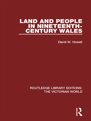 cover image of Land and People in Nineteenth-Century Wales
